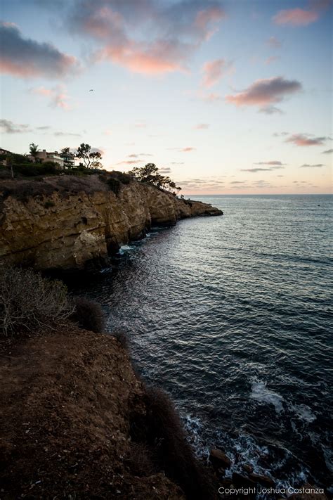 La Jolla Cove Sunset along Coast Walk Trail