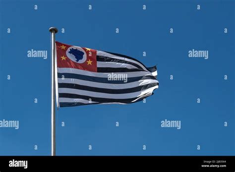 Sao Paulo State Flag - Sao Paulo, Brazil Stock Photo - Alamy