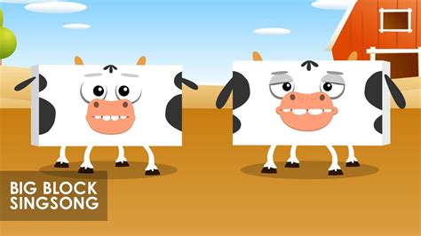 Big Block Singsong | Cows | Kids Cartoon Song Chords - Chordify