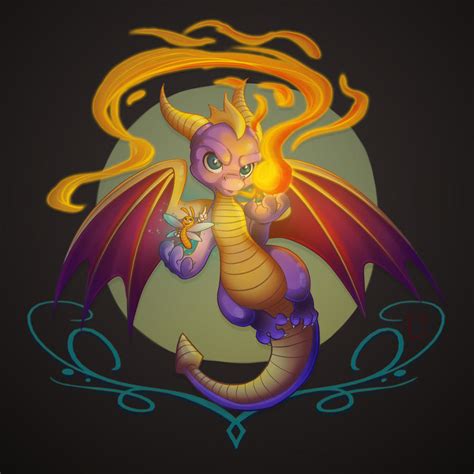 Spyro the dragon by kiska242 on DeviantArt