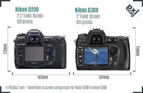 Nikon D200 vs Nikon D300 Full Comparison - PXLMAG.com