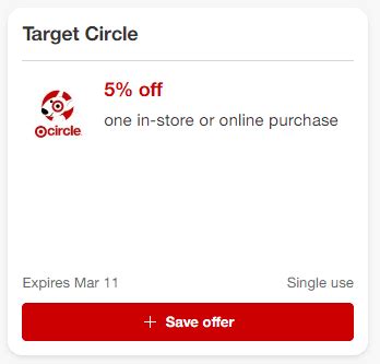 Target Circle Week Savings