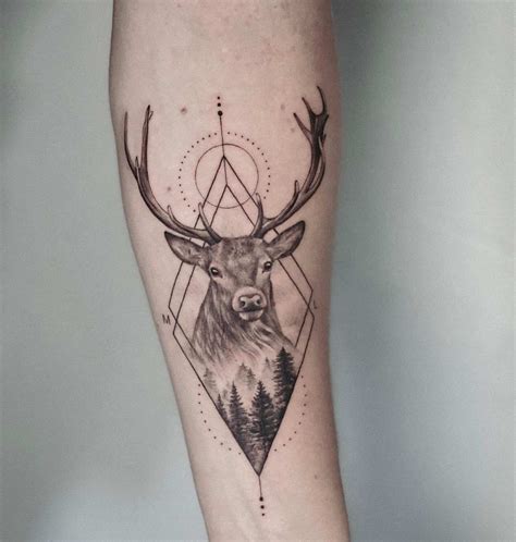 Top more than 82 black deer tattoo best - in.coedo.com.vn