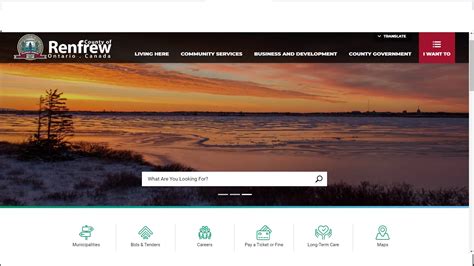 County of Renfrew launches new website | 96.1 Renfrew Today