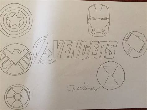 Avengers Logo (Drawing) | Marvel Amino