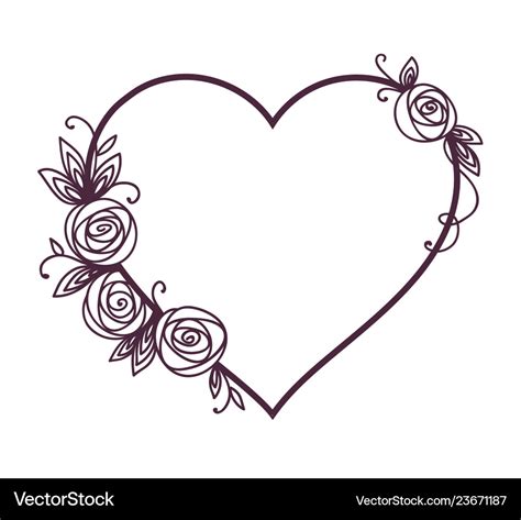 Floral Heart Svg Free - 2180+ DXF Include - Download Free SVG Cut Files and Designs