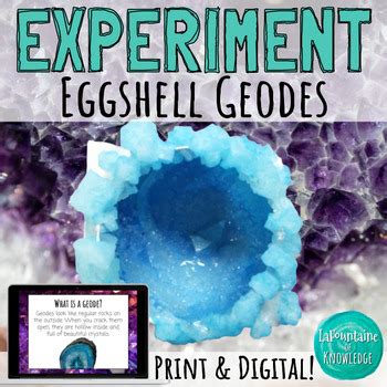 Eggshell Geode Crystal Growing Experiment by LaFountaine of Knowledge