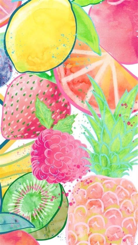 Watercolor Fruit Wallpapers - Top Free Watercolor Fruit Backgrounds - WallpaperAccess