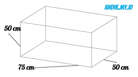 Cara Menghitung VOLUME BALOK dan Contoh Soal | RUMUS VOLUME BALOK ...