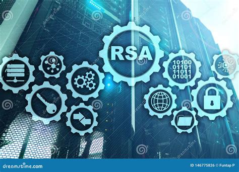 RSA. Cryptography And Network Security. Rivest Shamir Adleman Cryptosystem Stock Image ...