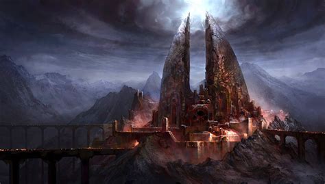 ArtStation - Lord of The Rings: Carn Dum Fortress, Ilya Nazarov ...