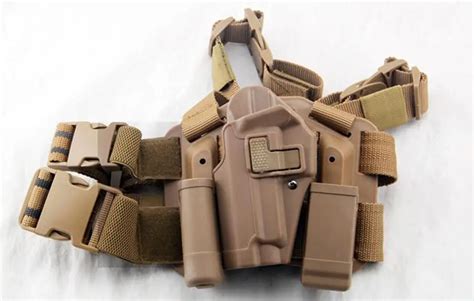 Aliexpress.com : Buy Tactical Drop Leg left hand Thigh Holster With 2 ...