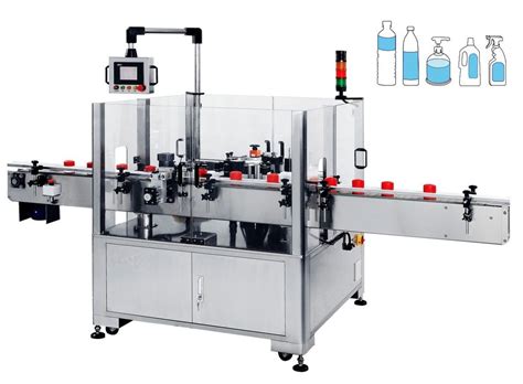 Single Sided Automatic Vial Sticker Labeling Machine For Small Round Bottles