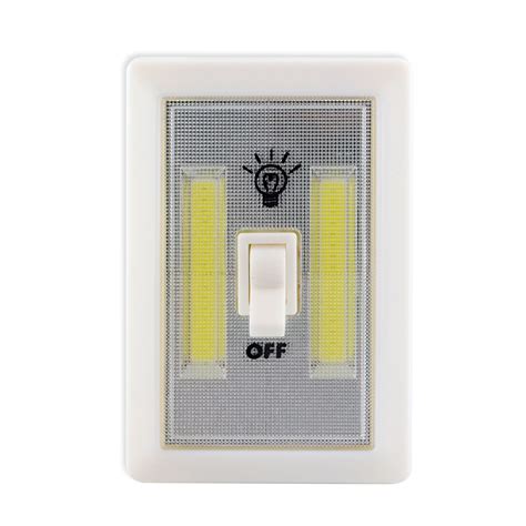 COB LED 2W Light Switch Super Bright Battery Powered No Wire Portable Night Lamp | eBay