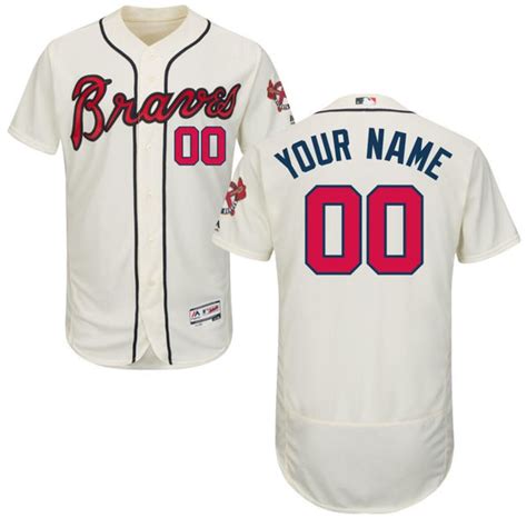 Youth Personalized Stitched Atlanta Braves Authentic Alternate White Baseball Jersey | Atlanta ...