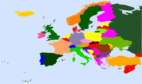 Europe,geography,map,colored,continent - free image from needpix.com