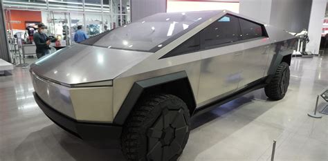 Close look at Tesla Cybertruck prototype in rare public outing in 2020 | Tesla, Tesla car ...