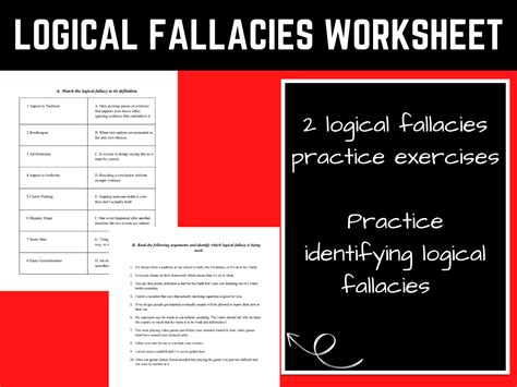 Logical Fallacies Worksheet | Made By Teachers