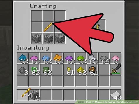 How to Make a Brewing Stand in Minecraft: 6 Steps (with Pictures)