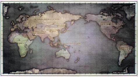 mahouka koukou no rettousei - How accurate is the World Map in The Irregular at Magic High ...