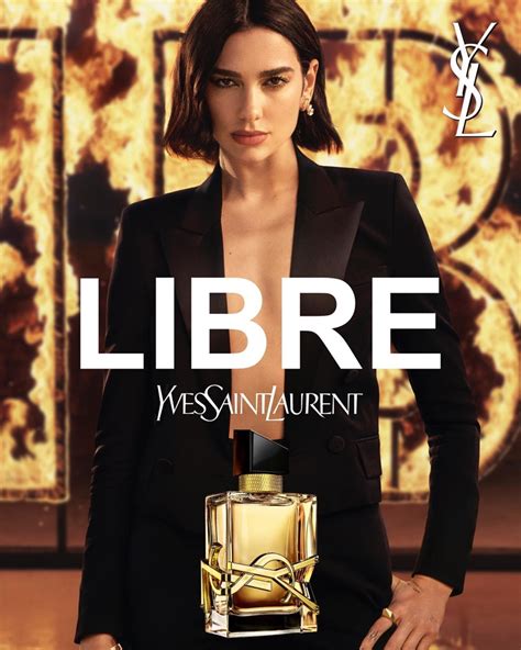 Dua Lipa Yves Saint Laurent Libre Le Parfum 2022 Campaign