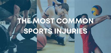 The Most Common Sports Injuries | Sports & Spinal Physiotherapy