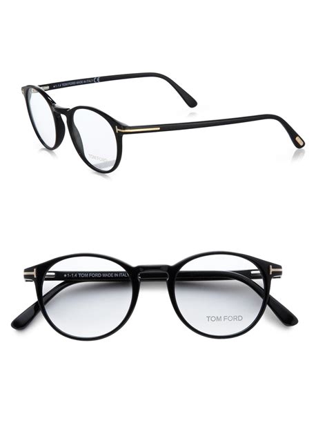 Tom Ford 5294 Vintage Round Optical Frames in Black for Men | Lyst