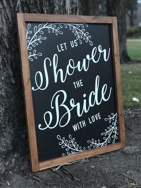 Bridal Shower Sign Template