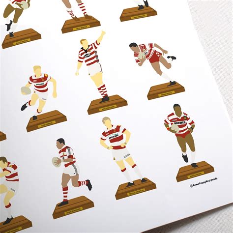 Wigan Warriors A3 Art Print - Etsy