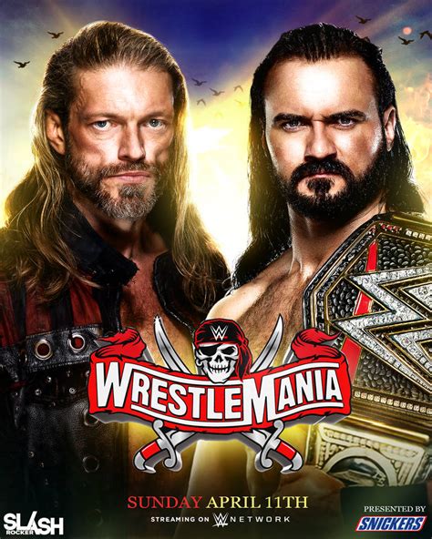 WWE Wrestlemania 37 Edge vs Drew McIntyre by WWESlashrocker54 on DeviantArt