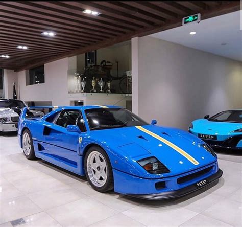 Ferrari F40 in Blue : r/carporn