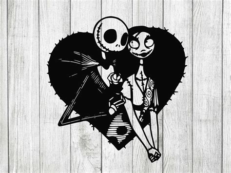 Jack And Sally Svg Jack Skellington Svg Sally Svg Nightmare Before | Images and Photos finder