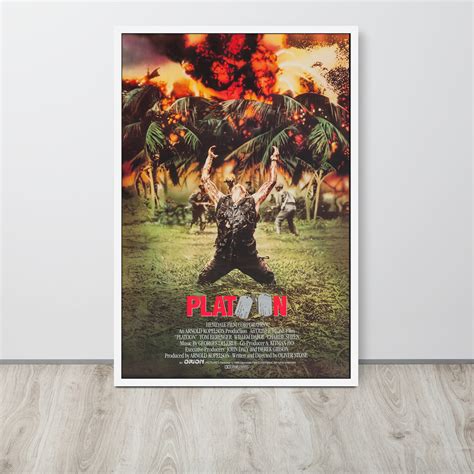 Platoon 1986 Vintage Movie Poster - Etsy