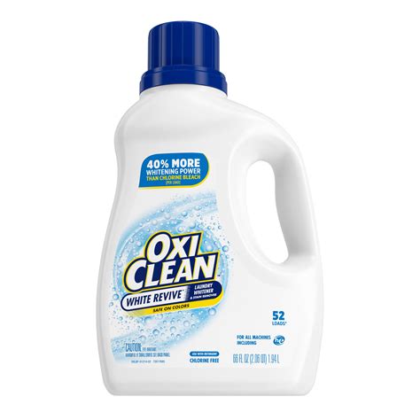 OxiClean White Revive Liquid Laundry Whitener and Stain Remover, 66 ...