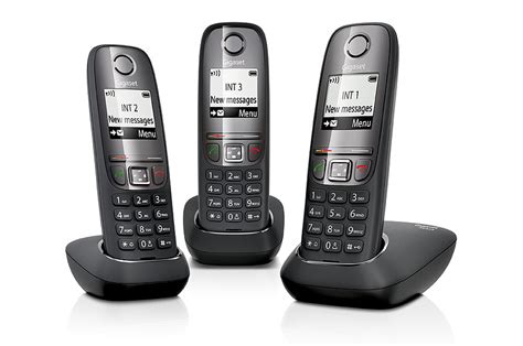 Téléphone sans fil Gigaset AS415 TRIO NOIR (4022955) | Darty