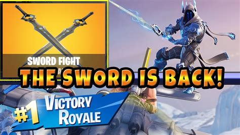 The Sword is Back In Fortnite ! Sword Fight LTM Mode Game play Infinity ...