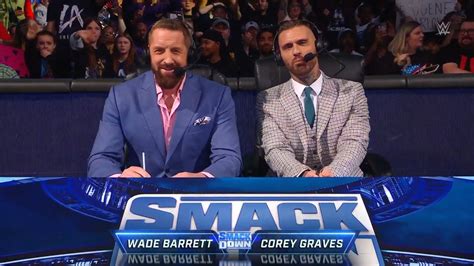 Corey Graves And Wade Barrett Confirmed As SmackDown Commentary Team