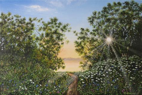 Sunrise Through Trees Original Oil Painting on Canvas Serene - Etsy