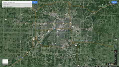 Lansing, Michigan Map