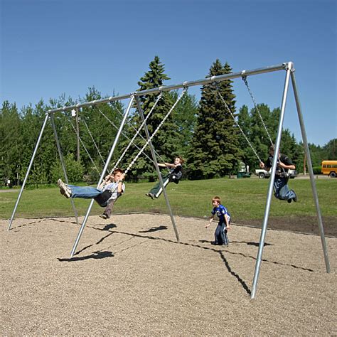 Heavy-Duty Playground Swings - Canada-Made - Blue Imp