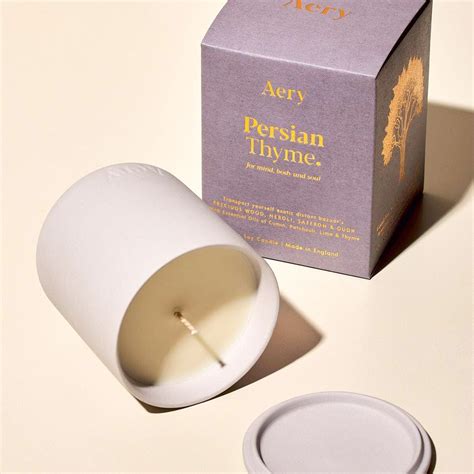 Persian Thyme Scented Candle – Neroli Saffron and Oudh - View Gifts | Thames Ditton