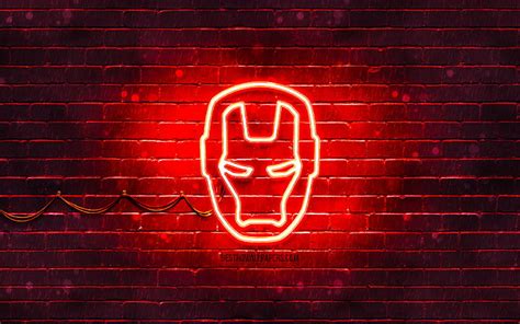 1920x1080px, 1080P free download | Iron Man red logo red brickwall ...