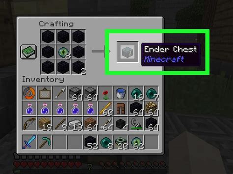 How To Make Ender Chest In Minecraft | Recipes For All Chests