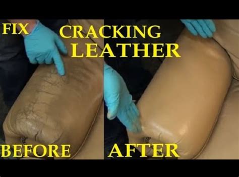 Before and After picture- Fix cracked leather, Leather chair repair kit ...