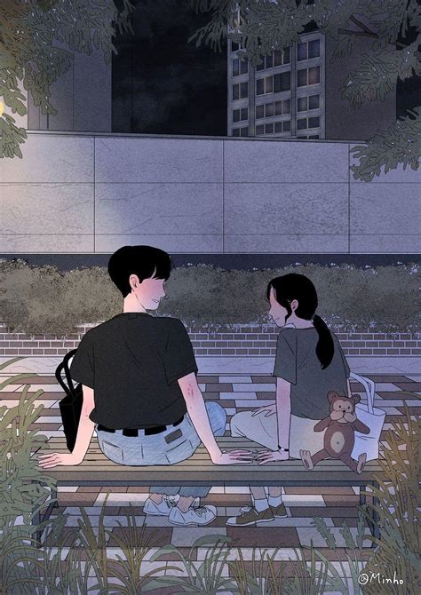 Korean Couple Aesthetic Anime