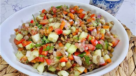 Deliciosa y saludable: receta de ensalada de lentejas de bote para ...