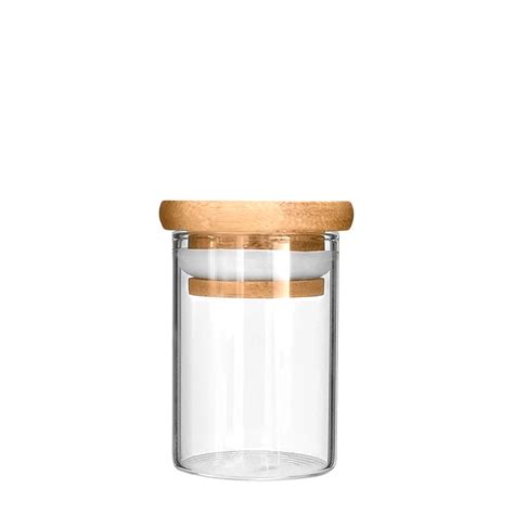 2 oz Glass Jars Wooden Lid | Wooden Lid Glass Jars | Glass Jars | Jars