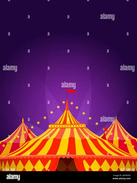 Big Top Circus Tent with Spotlights Background Stock Vector Image & Art - Alamy