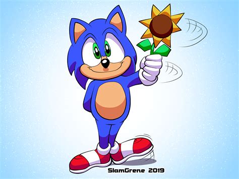 baby sonic by SlamGrene on Newgrounds