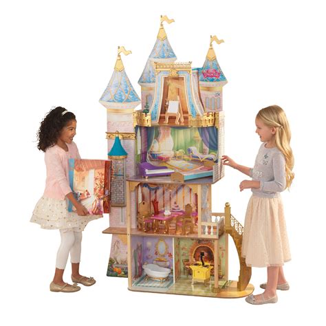 KidKraft Disney Princess Royal Celebration Wooden Dollhouse, 10 ...